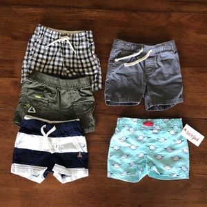 Bundle: 5 Pairs of Baby Boy Shorts